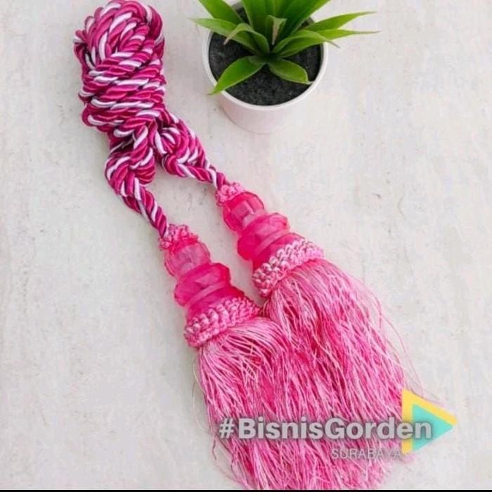 Tali Gorden Tassel Gorden Kristal / Pangait Gorden Rumbai Kecil