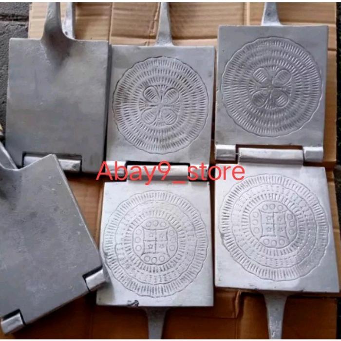 Cetakan Kue Semprong Gulung Anti Lengket Besi