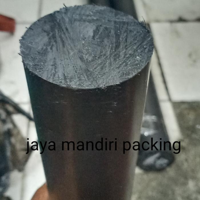 Stok Baru PTFE CARBON TEFLON ROD 50MM X 10CM / CARBON TEFLON PTFE