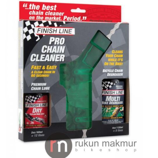 FINISH LINE BICYCLE PRO CHAIN CLEANER TOOL KIT INCLUDE BIKE CHAIN LUBE & CYCLING CHAIN DEGREASER SET