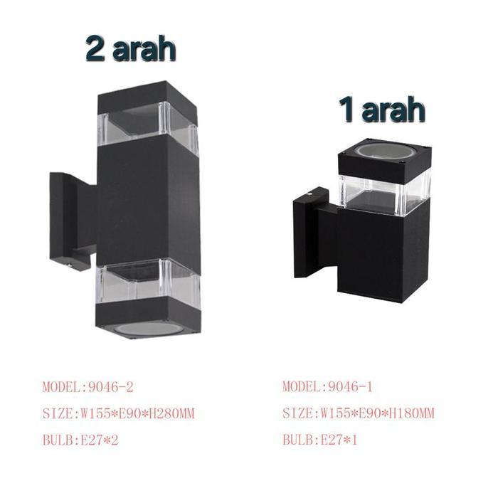lampu tempel dinding / lampu delman / lampu klasik