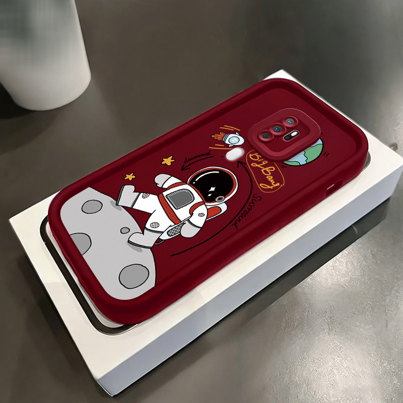 Casing Hp untuk OPPO A5 2020 A9 2020 Case Astronot Nasa Kasing Silicone lentur di bagian Softcase Ke