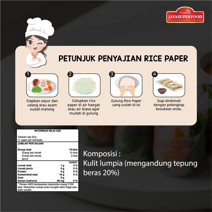 [] Rice Paper / Banh Trang High Quality Rice Paper / Kulit Lumpia Vietnam Rice Paper / rice roll