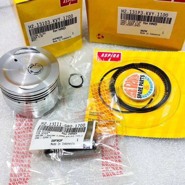 Seher Piston Kit Beat Karbu Kvy Os 50 Ori Aspira Termurah Langka