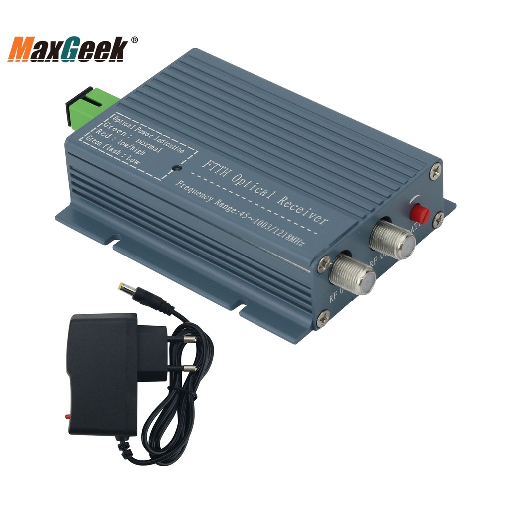 New Maxgeek HENSURE OR31WD OR31/WD CATV Optical Receiver FTTH CATV High Level Receiver Optical Fiber