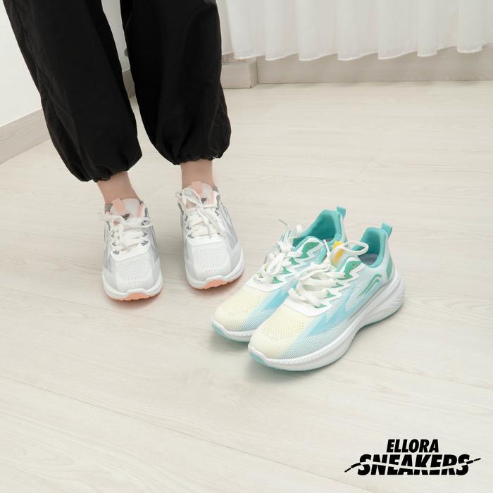 Aerostreet.Shoes - Ellora Sneakers Wanita (36-40) Sepatu Sport Casual Anti Slip Bagus Keren Kece