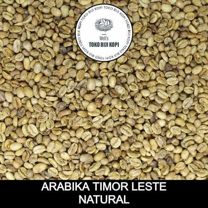 "New" GREEN BEAN ARABIKA TIMOR LESTE NATURAL PROCESS KOPI MENTAH - 1 KG