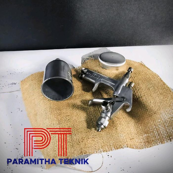 Spraygun K3 R3 tabung atas / spray gun K 3 R 3 alat semprotan cat nozzle kuping 200 ml tank kecil