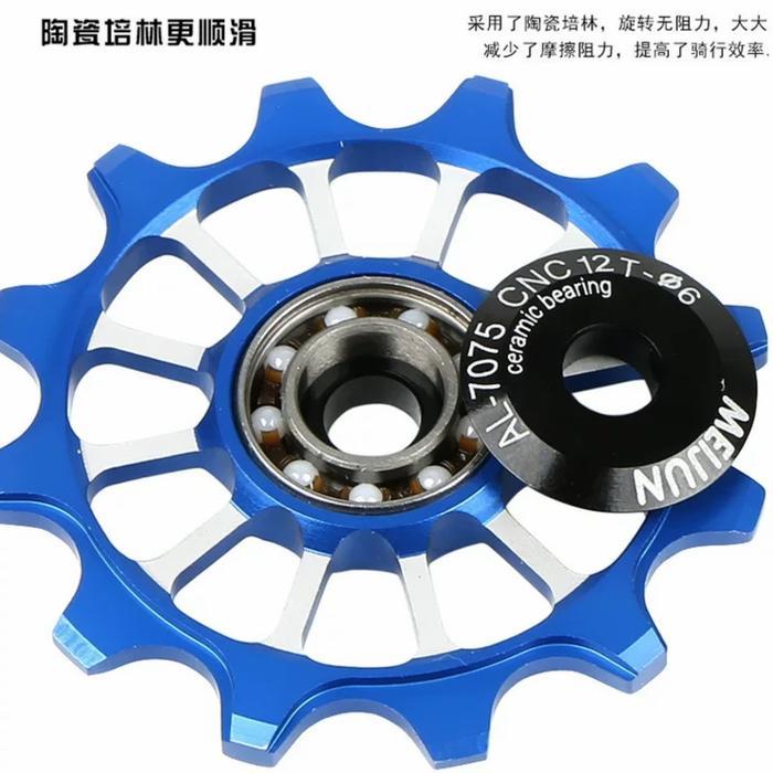 MEIJUN PULLEY RD BEARING CERAMIC 12T - PULLEY BEARING CERAMIC RD 12T