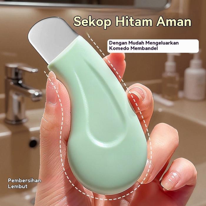 Alat Pembersih Komedo & Jerawat - Pisau Pengelupasan Kulit (Spatula), Buang Sel Kulit Mati, Wajah