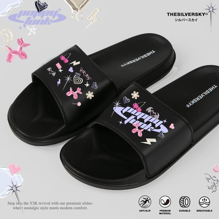 Aerostreet - Poppy Funk Y2K Slides Sandal Premium Slip On