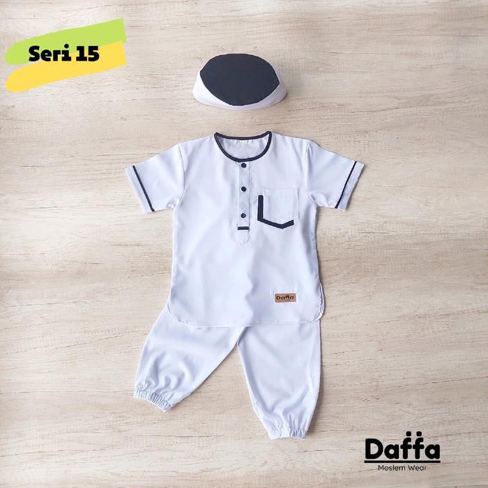 (SPESIAL RAMADHAN) DAFFA COLLECTION - KOKO DAFFA 15 - BAJU KOKO BAYI BAJU KOKO ANAK LENGAN PENDEK
