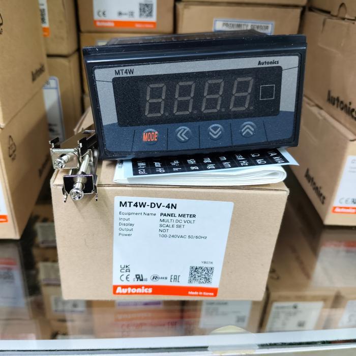 Panel Meter Autonics Mt4W-Dv-4N