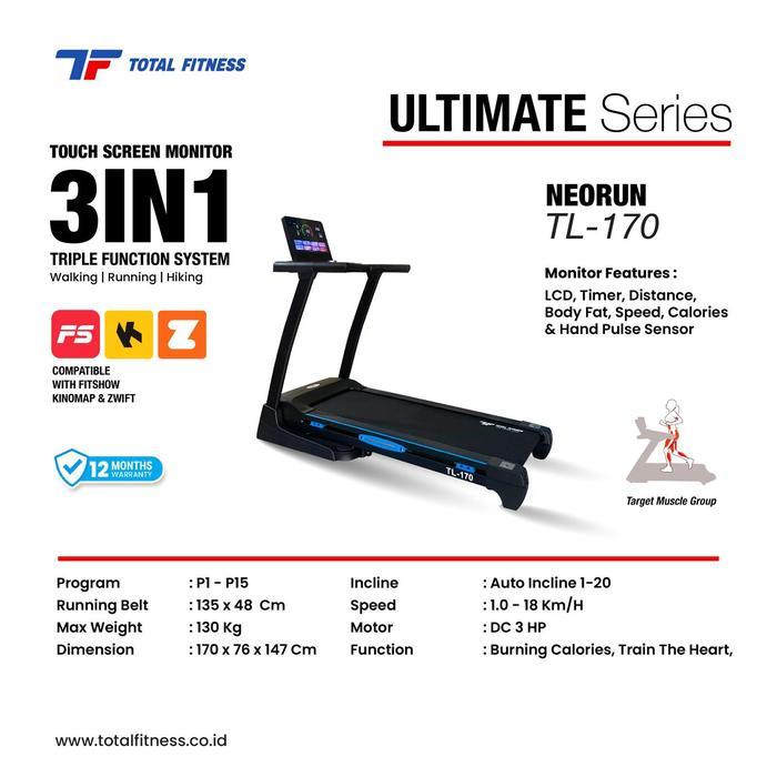 (INVOICE) Treadmill Listrik TOTAL FITNESS