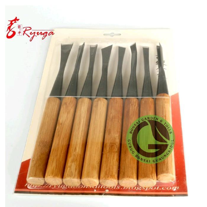 Alat Bonsai Ryuga Original (Eceran) Tatah Pahat Bonsai Carving Chisel Tools Ryuga Ct - C