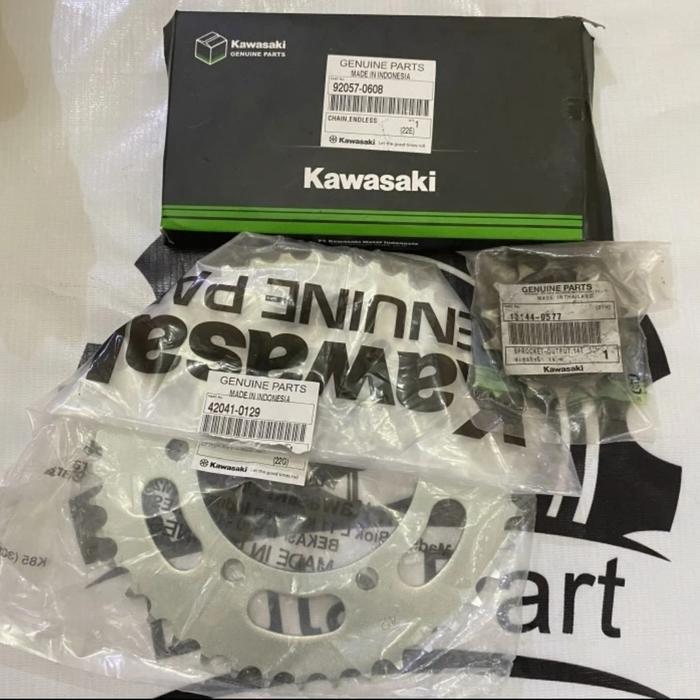 Gear Set Gir Set Rantai Set Ninja 250 Mono Z250Sl Original Kawasaki
