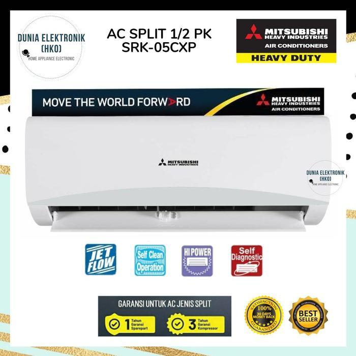 AC MITSUBISHI 1/2 PK SRK-05CXP SRK 05CXP HEAVY DUTY LOW WATT R 32