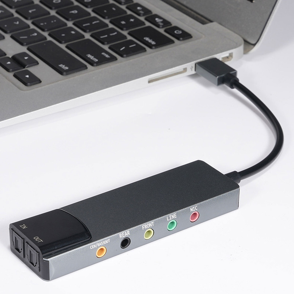 External Sound Card Mixer Optical Input/Output 5.1/7.1 Channel Noise Reduction USB Sound Card