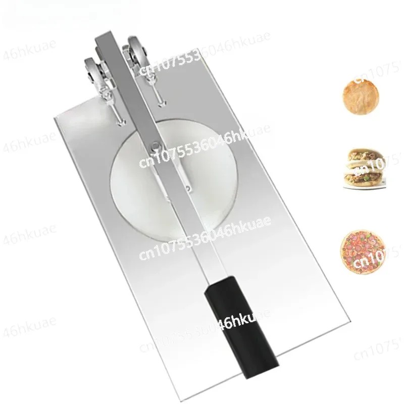 Stainless Steel Manual Pizza Dough Press Machine Flour Press Machine Pizza Snack Bar Equipment