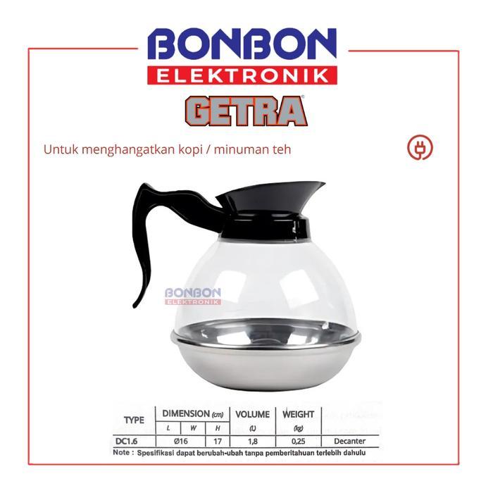 Getra Mesin Penghangat Minuman Kopi / Teh Decanter