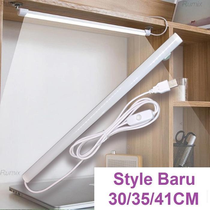 Neon Lampu USB Strip LED Belajar Kerja Rumah Dapur Meja Tabung Panjang
