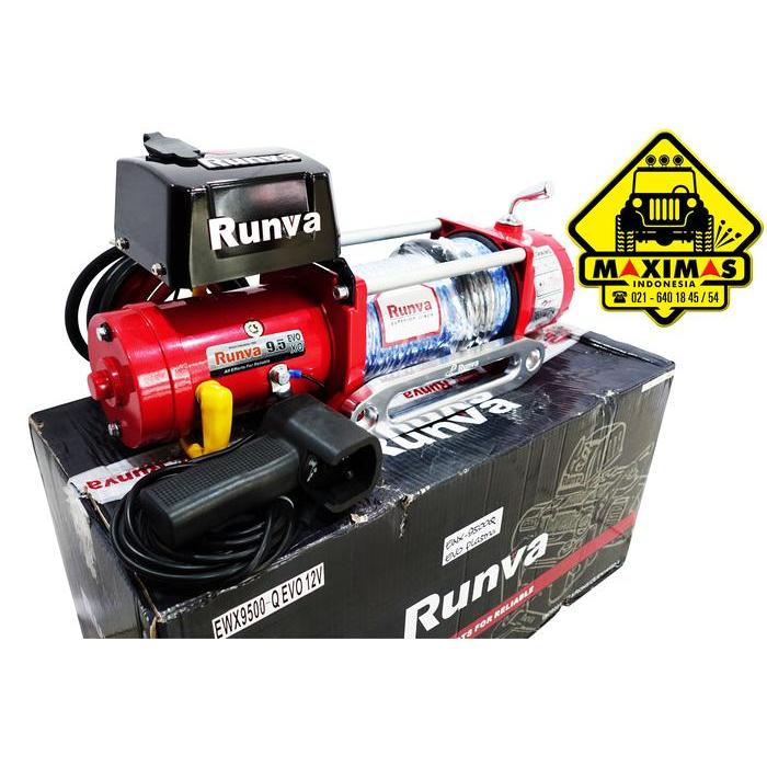 Runva EWX-9500-Q EVO Synthetic Rope (4,3 ton) SUPER High Speed Winch