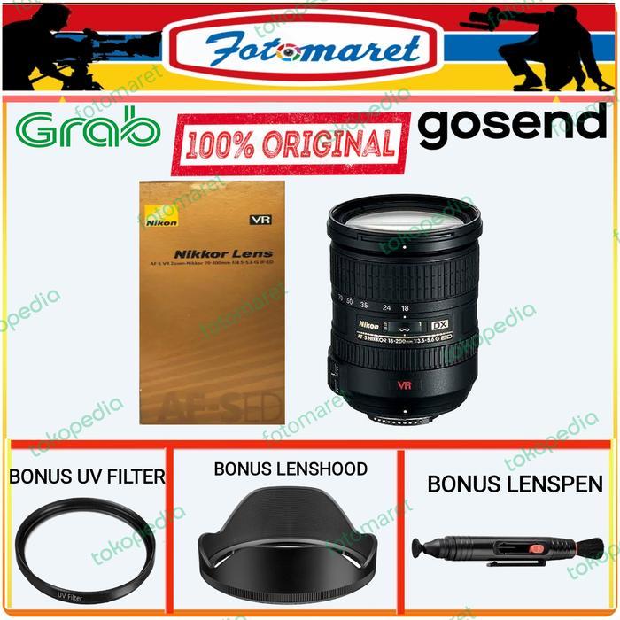 NIKON AF-S DX VR NIKKOR 18-200MM LENSA NIKON 18-200MM DX VR