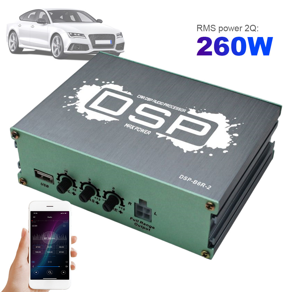 Car DSP Digital Audio Processor 6-Channel Output Audio Digital Sound Processor DSP Car Equalizer for