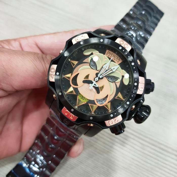 Jam Tangan Pria Invicta VENOM 52MM Stainless Steel