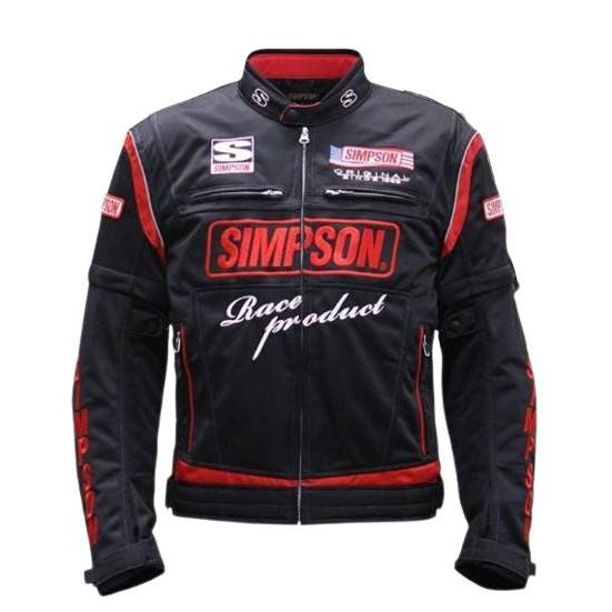 ORIGINAL SIMPSON JACKET NSM-D02 RED MESH JACKET RIDING JACKET READY STOCK