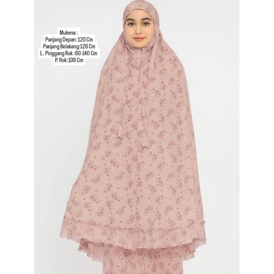 1237 Mukena Traveling Motif Bunga