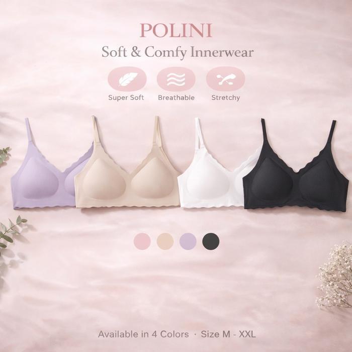 Sorella - Bh Seamless Bra Wanita Tanpa Kawat Push Up Soft Support Jelly 2126