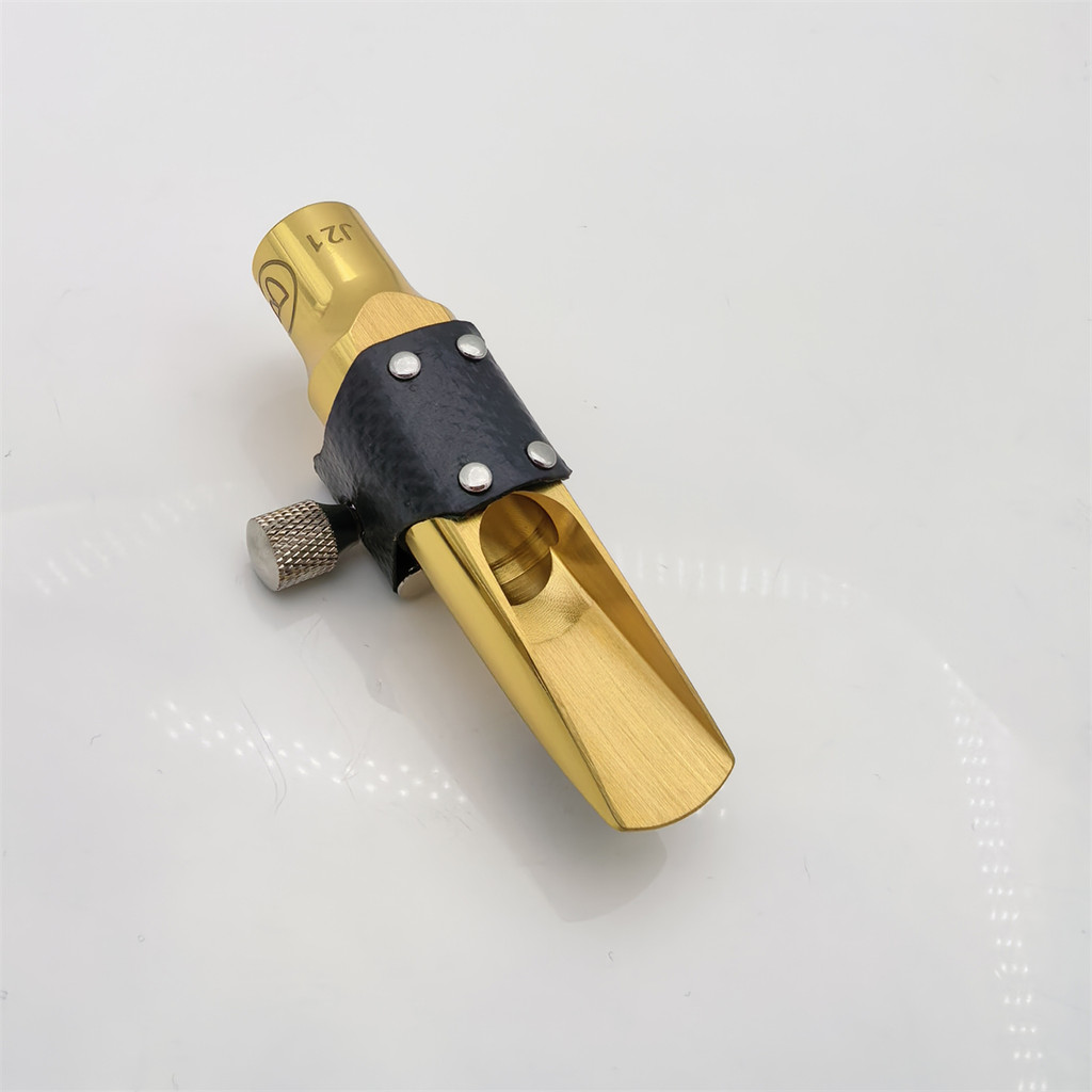 BRANCHER Saxophone Metal Mouthpiece Size 5 6 7 8 9 Gold Plated For Alto Soprano Tenor Sax