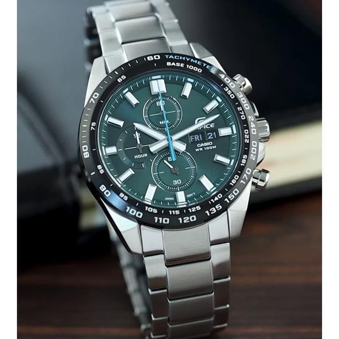 Sedia EDIFICE EFR-574DB-3AVUDF Jam Tangan Pria Analog Stainless Chronograph EFR-574DB-3A EFR574DB