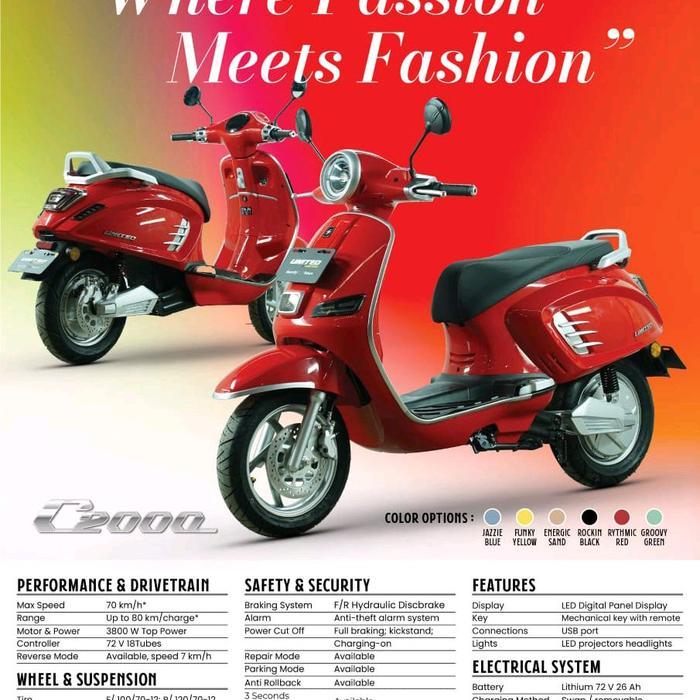 Motor Listrik C-2000 By United