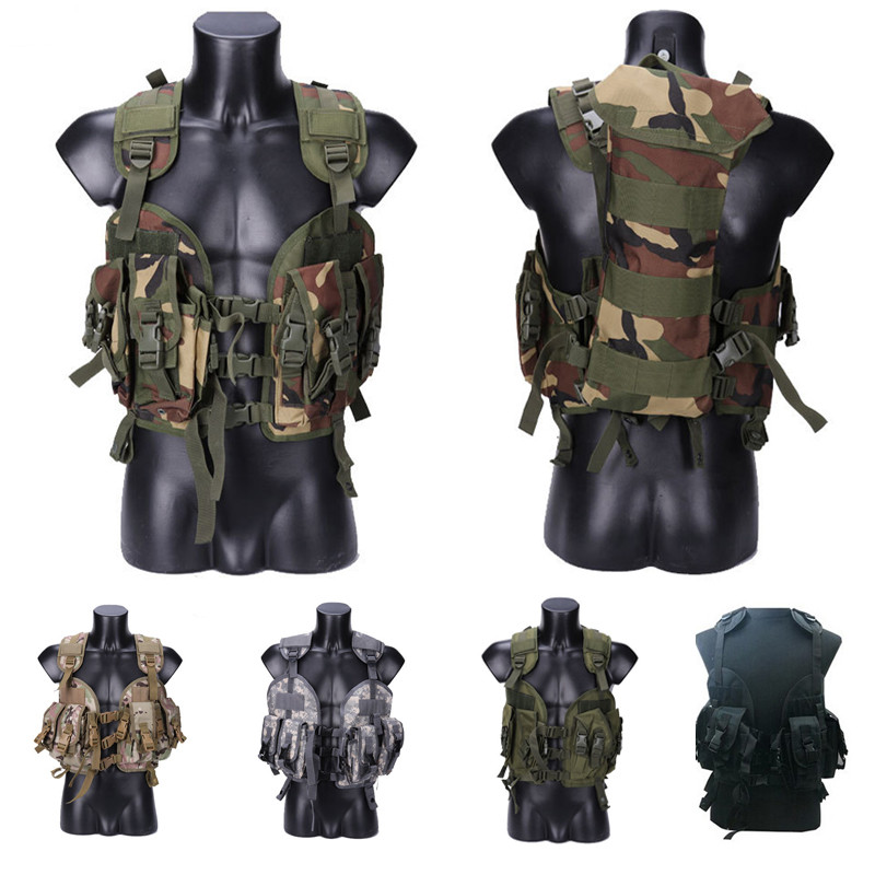 Hunting Airsoft Armor Vest Hunting Camouflage Vest Tactical Equipment Men Traning At Assault Vest