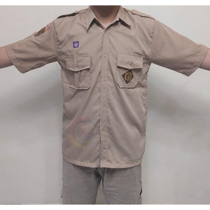 Elvia Seragam - Baju Pramuka SMP SMA Pendek - Baju Pramuka Penggalang Pendek SMP SMA