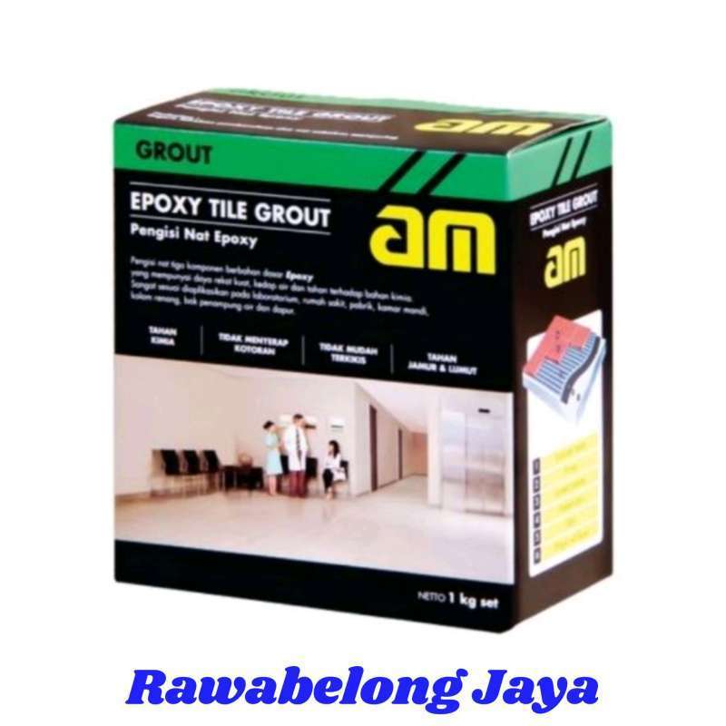 AM 55 EPOXY TILE GROUT/ PENGISI NAT EPOXY [1 KG]