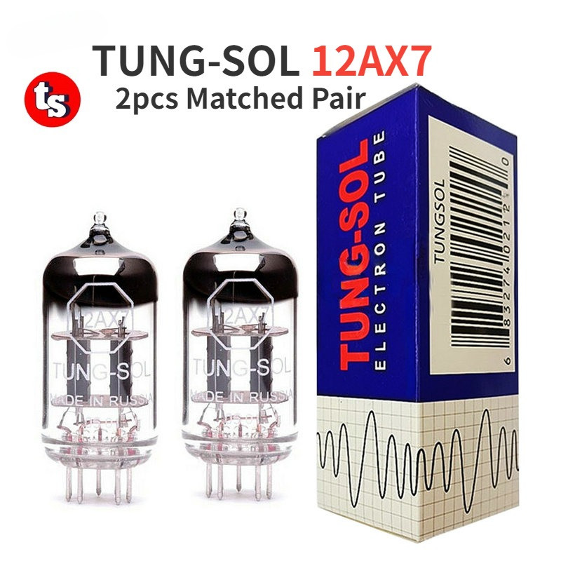 TUNG-SOL 12AX7 ECC83 VACUUM TUBE REPLACES 6N4 5751 12AX7S HIFI AUDIO VALVE ELECTRONIC TUBE AMP