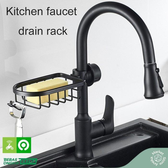 Rak Wastafel Dapur Cuci Piring Aluminium Kitchen Drain Rack