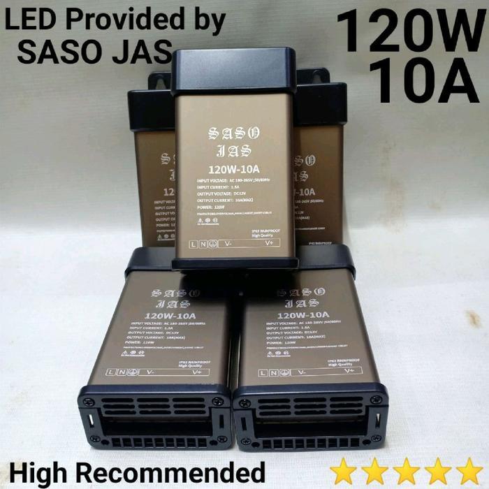 POWER SUPPLY SASO JAS 10A 120W GOLD DC 12V OUTDOOR