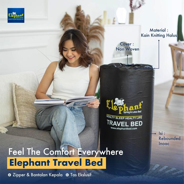 Kasur Lipat Rebounded Bonus Tas / Kasur Lantai Elephant