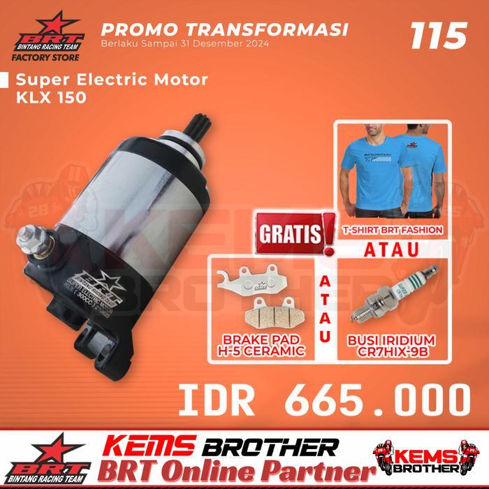 Dinamo Starter Brt Klx Boreup 300 Cc