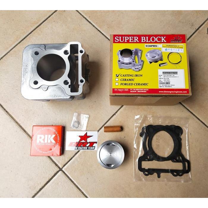 Blok Bore Up 58.5 Mm Mio M3 125 New Soul Gt Brt Racing