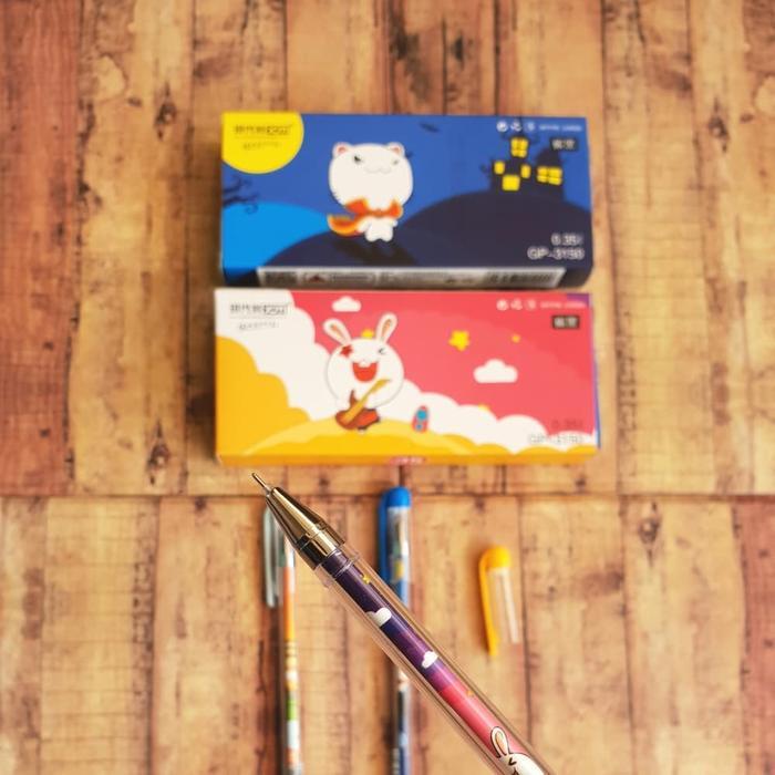 Pen - Pulpen - Ballpoint Gel GP-3150 - Gel Ink Pen 0.35MM