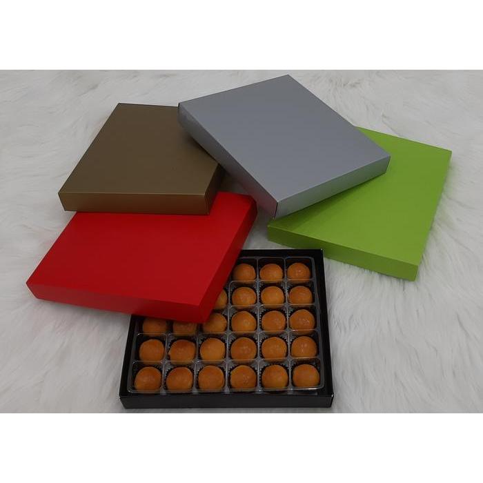 KotakDusKemasan Nastar, Varian Warna & Jenis + Sekat Mika Nastar