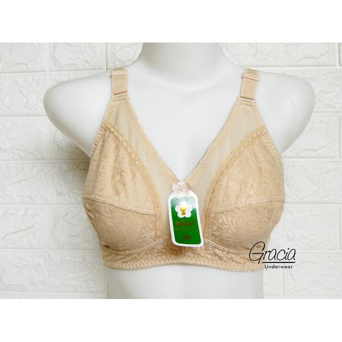 BH PLUM 041 COKLAT HITAM SIZE 32 - 42 Bra Busa