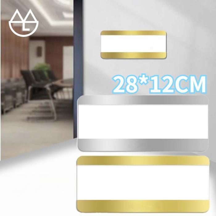 Papan Nama Ruangan Kantor Papan Nama Sliding Papan Nama Akrilik Dinding Universal Papan Nama Pintu