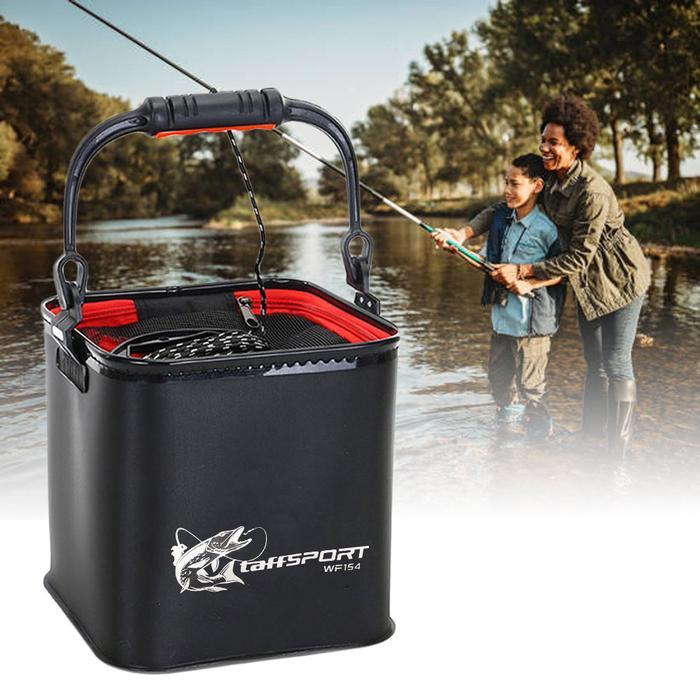 Ember Lipat Mancing Tempat Wadah Ikan / Tas Mancing Lipat Serbaguna Pancing