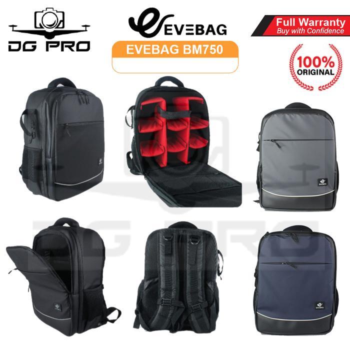 EVEBAG BM 750 Tas Camera Backpack Waterproof for DSLR Mirrorless BM750